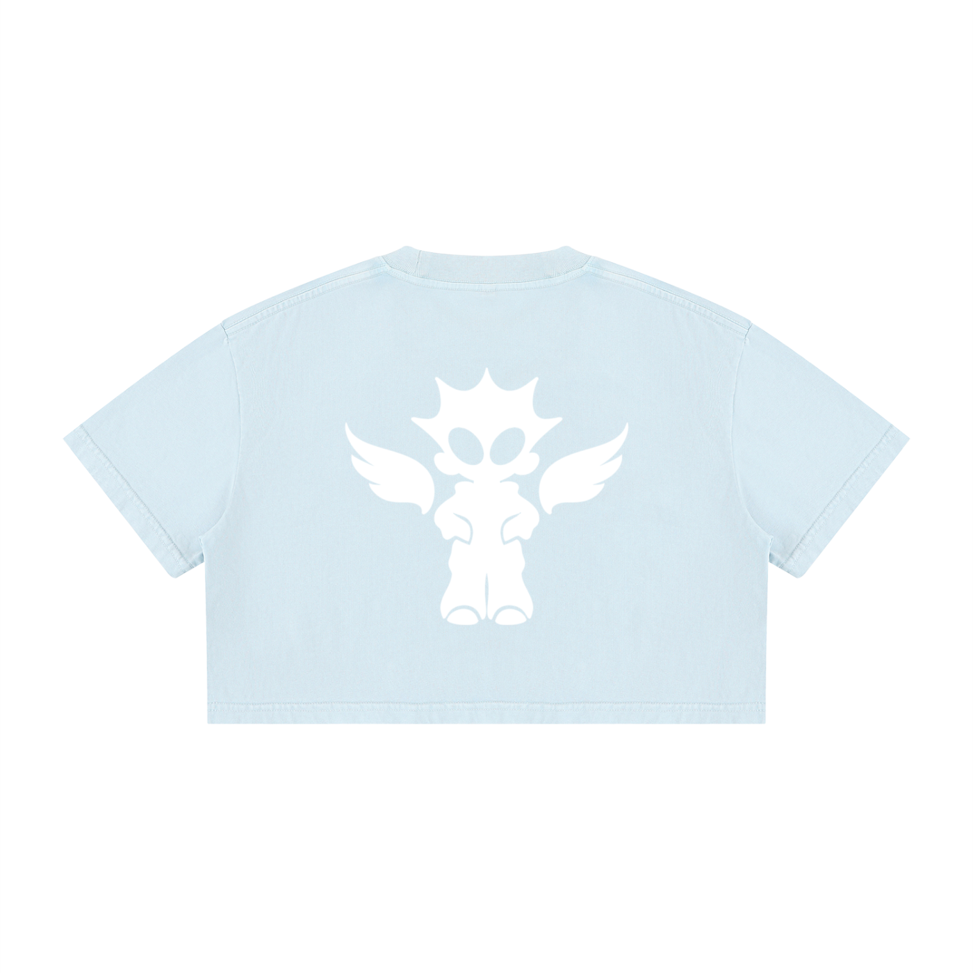 Women's Mineral Wash Cotton Crop T-Shirt