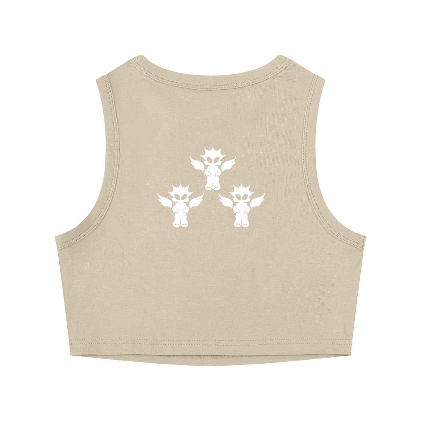 Women's Tight Crewneck Crop Tank Top