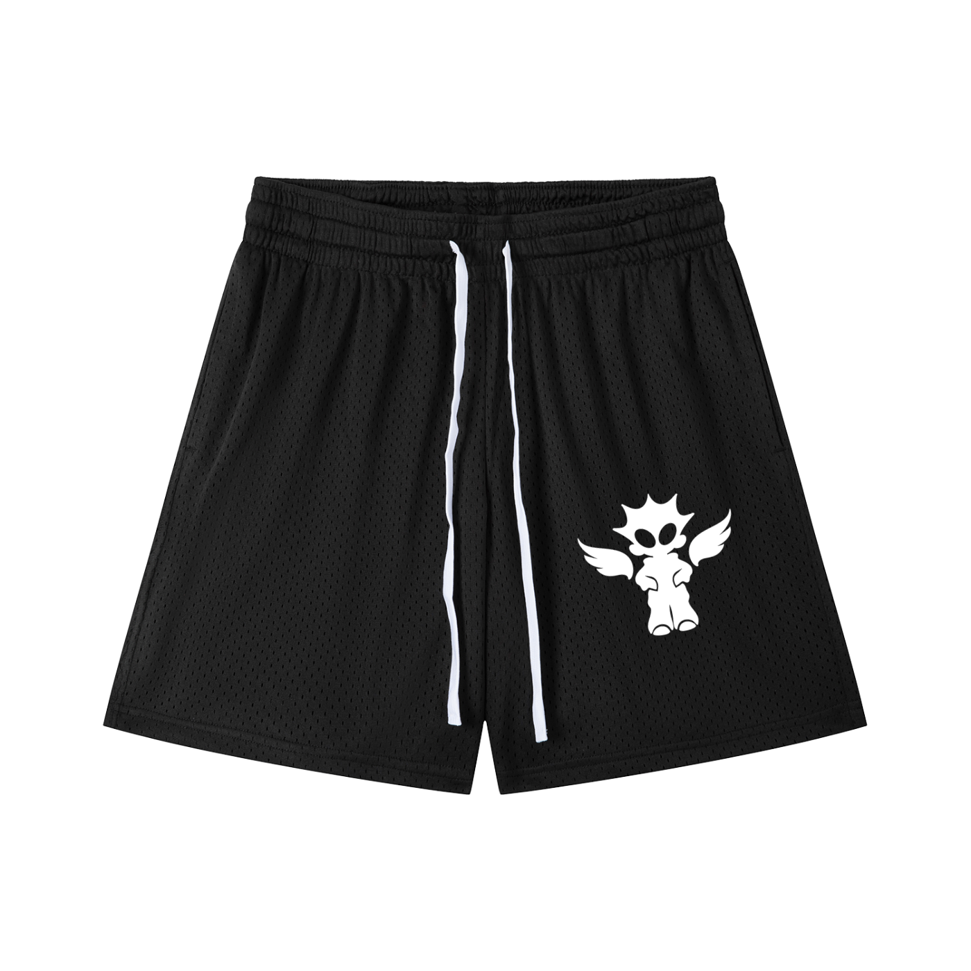 Mesh Drawstring Shorts