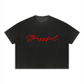 Unisex Vintage Wash Sunfade Boxy Waffle T-Shirt