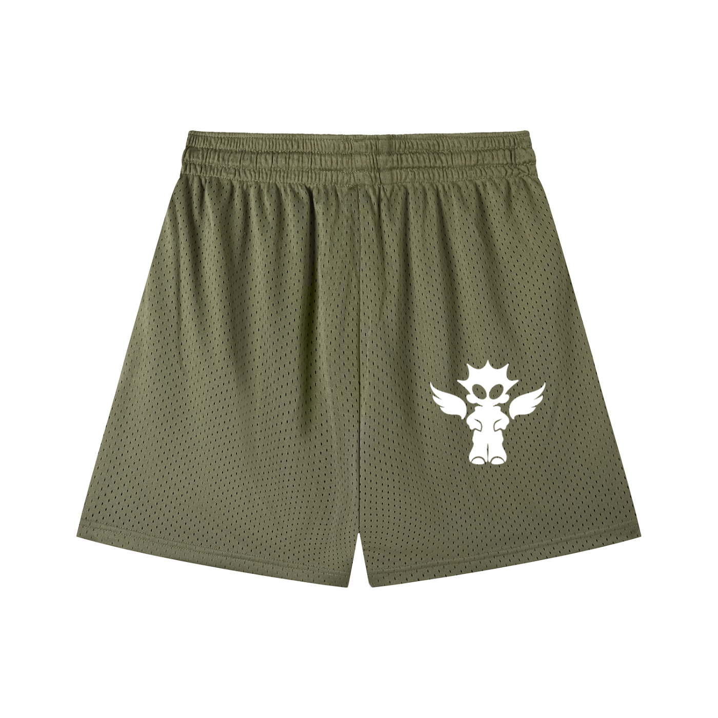 Mesh Drawstring Shorts