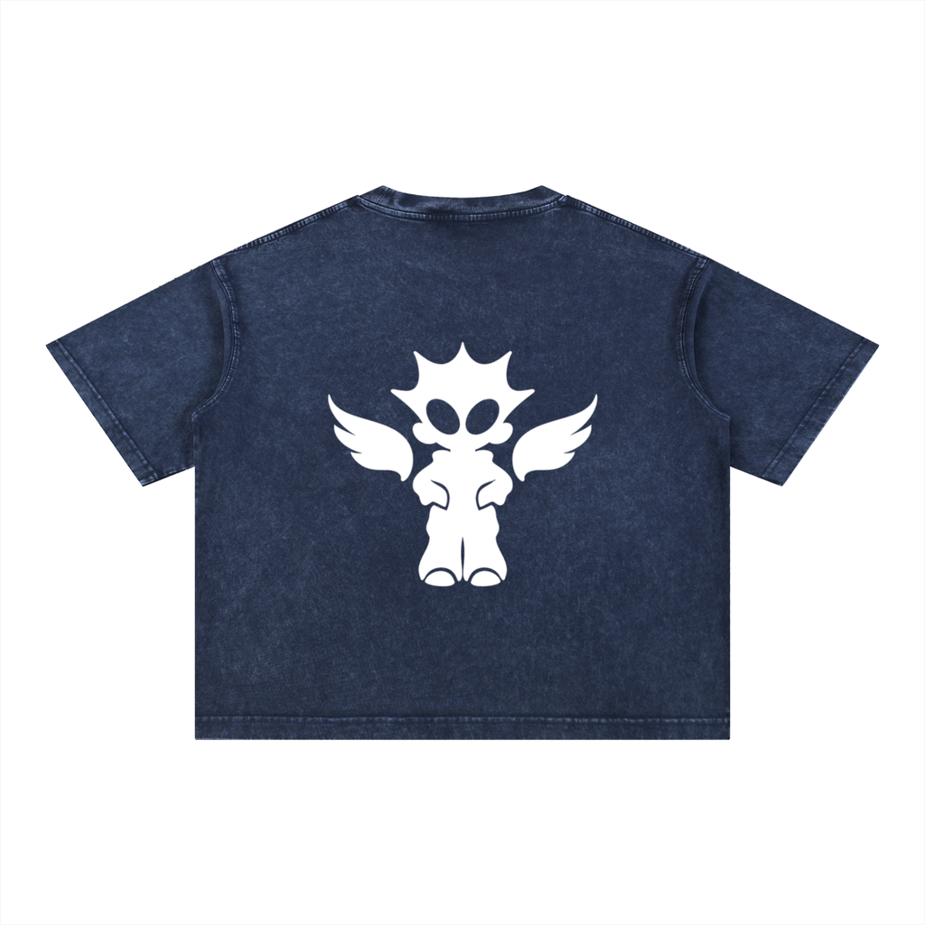 Mineral Wash Boxy Cotton T-Shirt