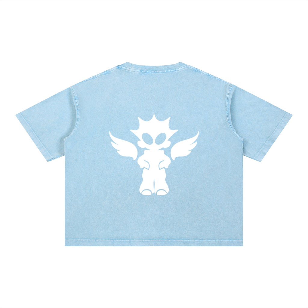 Mineral Wash Boxy Cotton T-Shirt