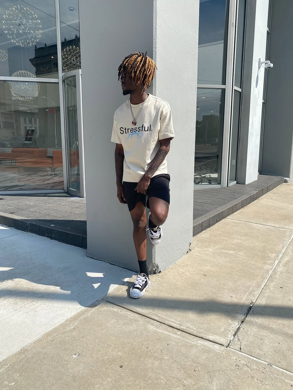 Stressful. Cream T-Shirt