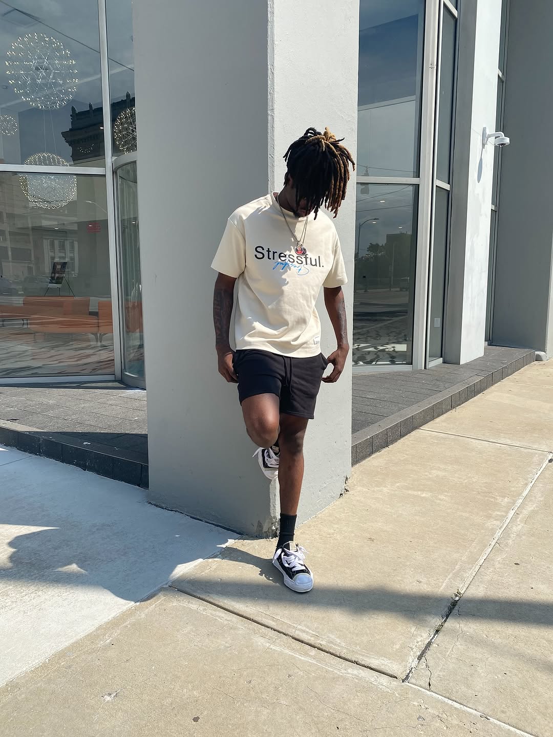 Stressful. Cream T-Shirt