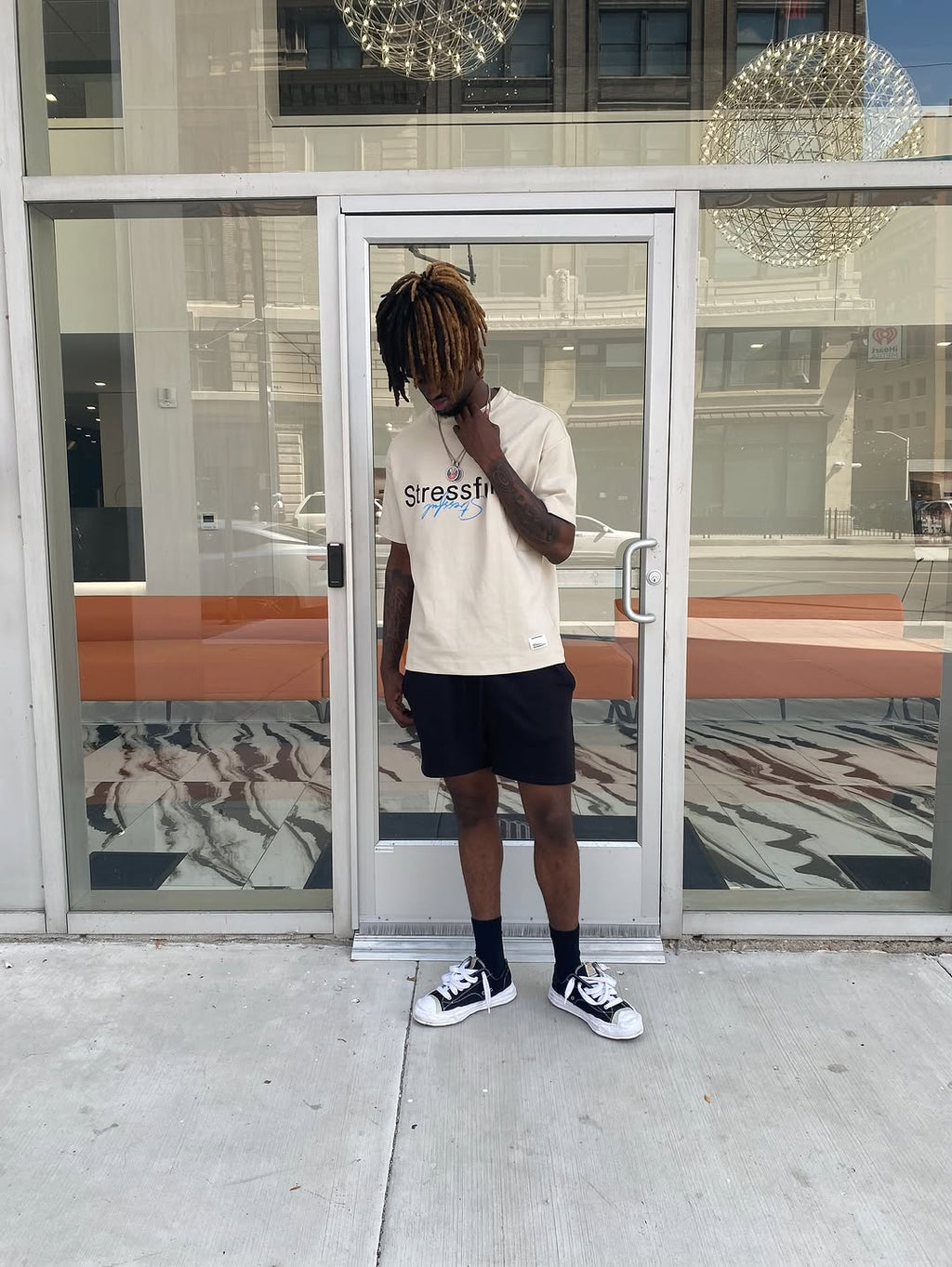 Stressful. Cream T-Shirt