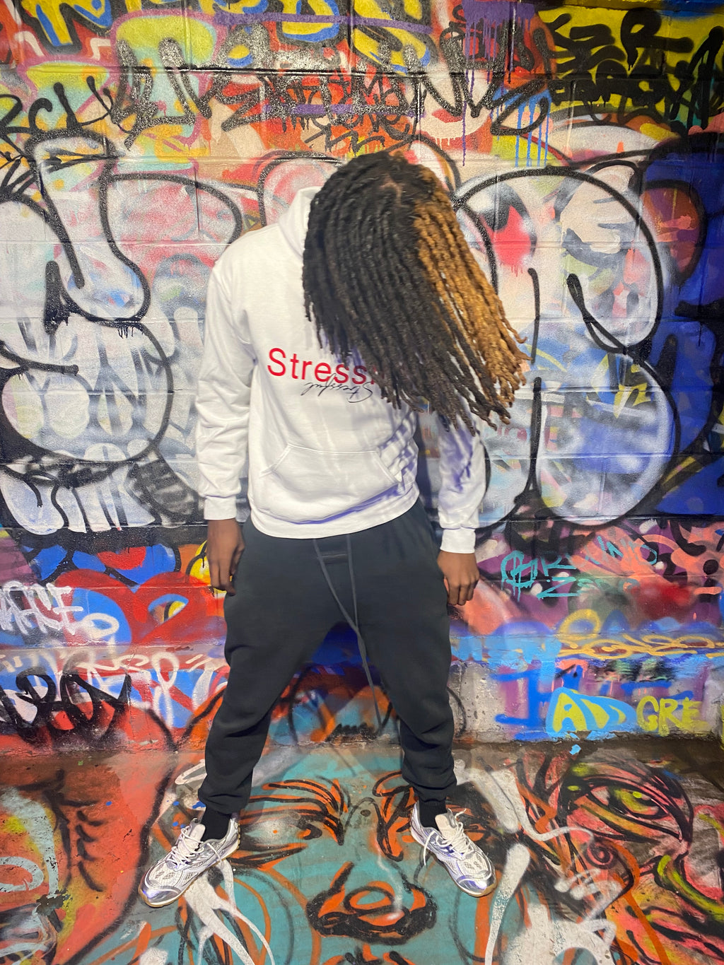 Stressful. White Hoodie