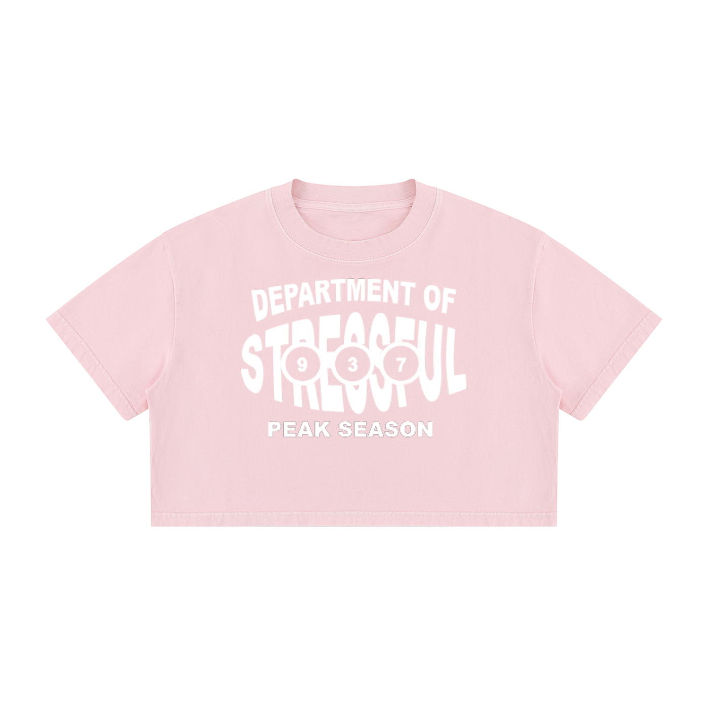 Women's Mineral Wash Cotton Crop T-Shirt