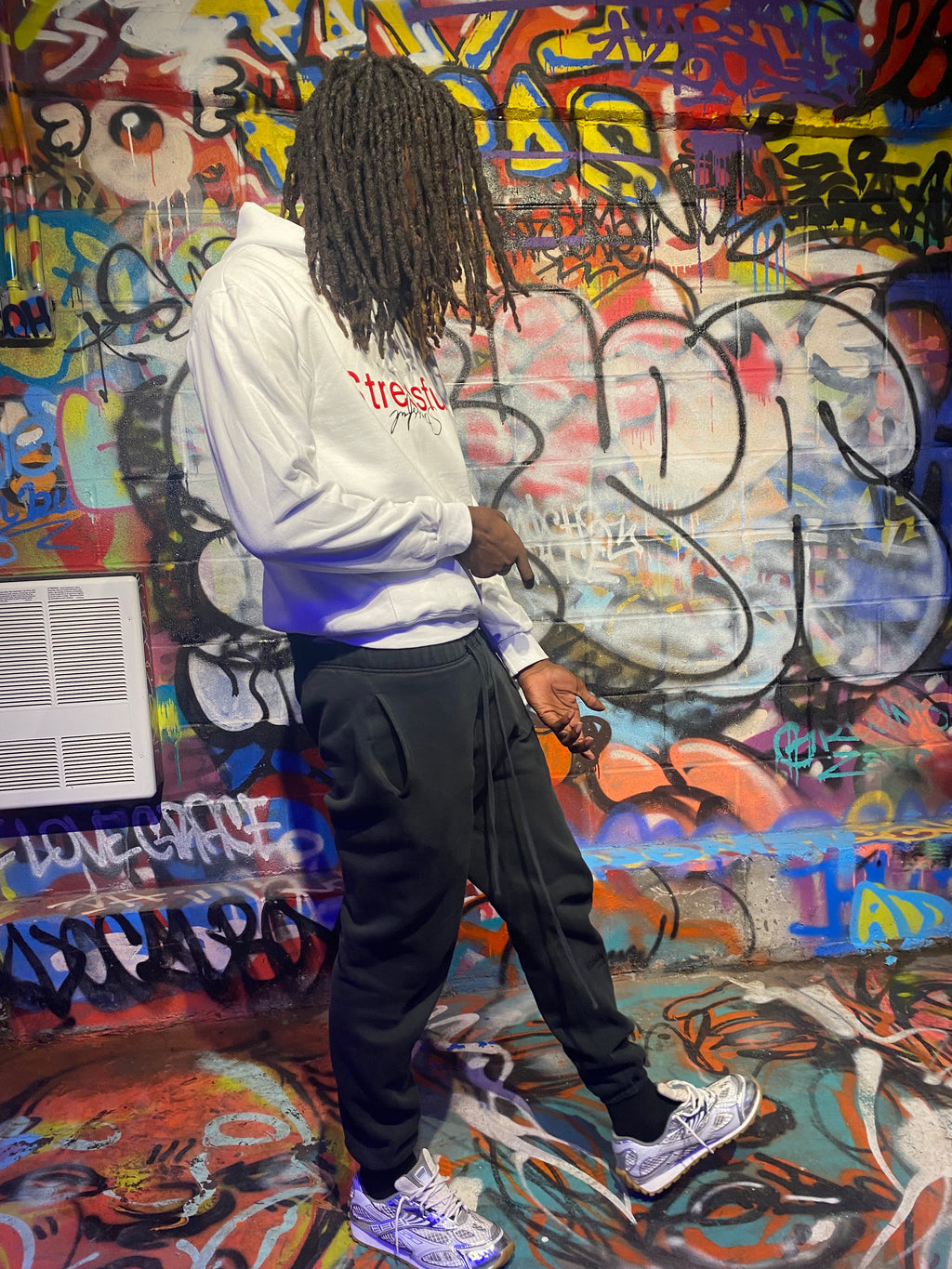 Stressful. White Hoodie