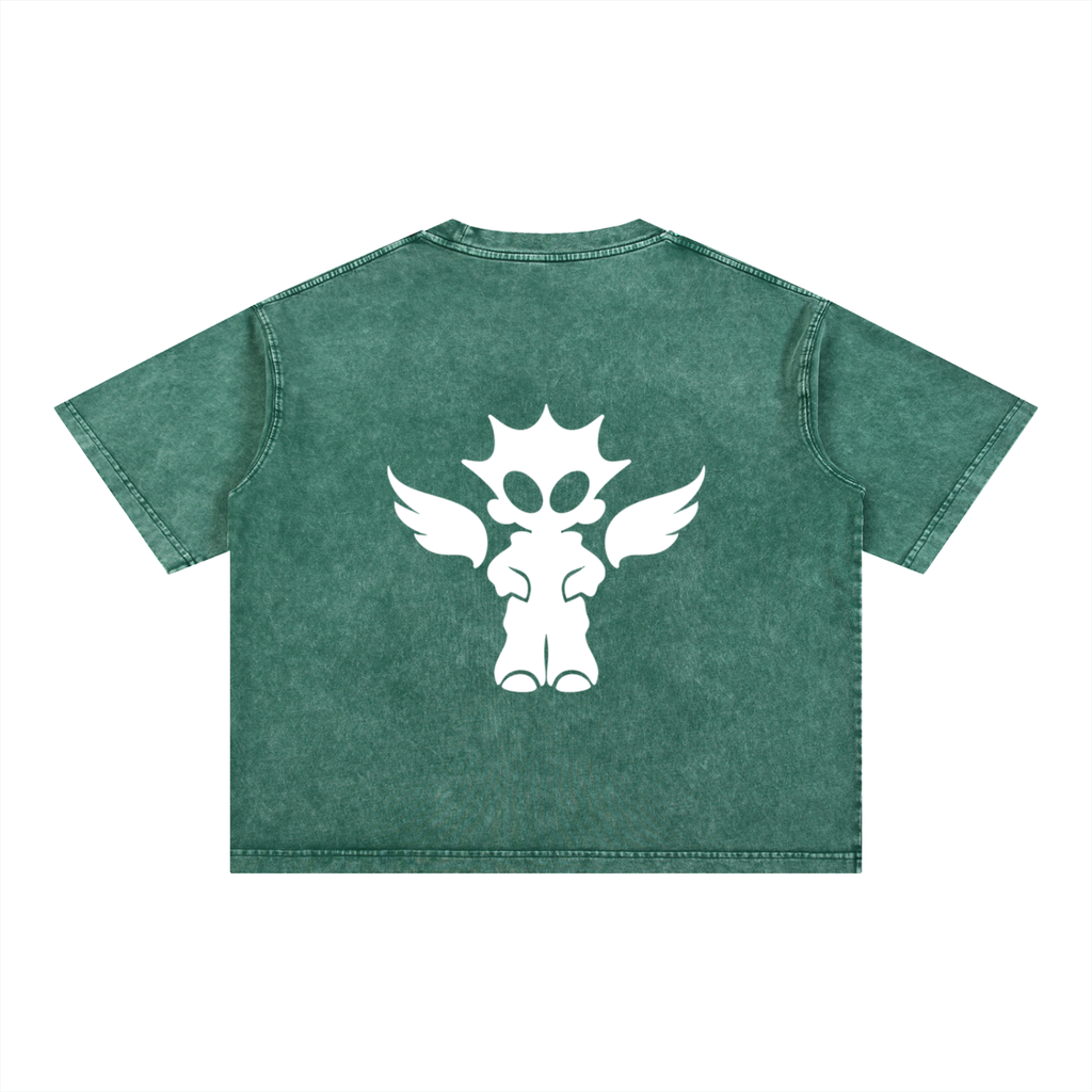 Mineral Wash Boxy Cotton T-Shirt