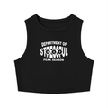 Women's Tight Crewneck Crop Tank Top