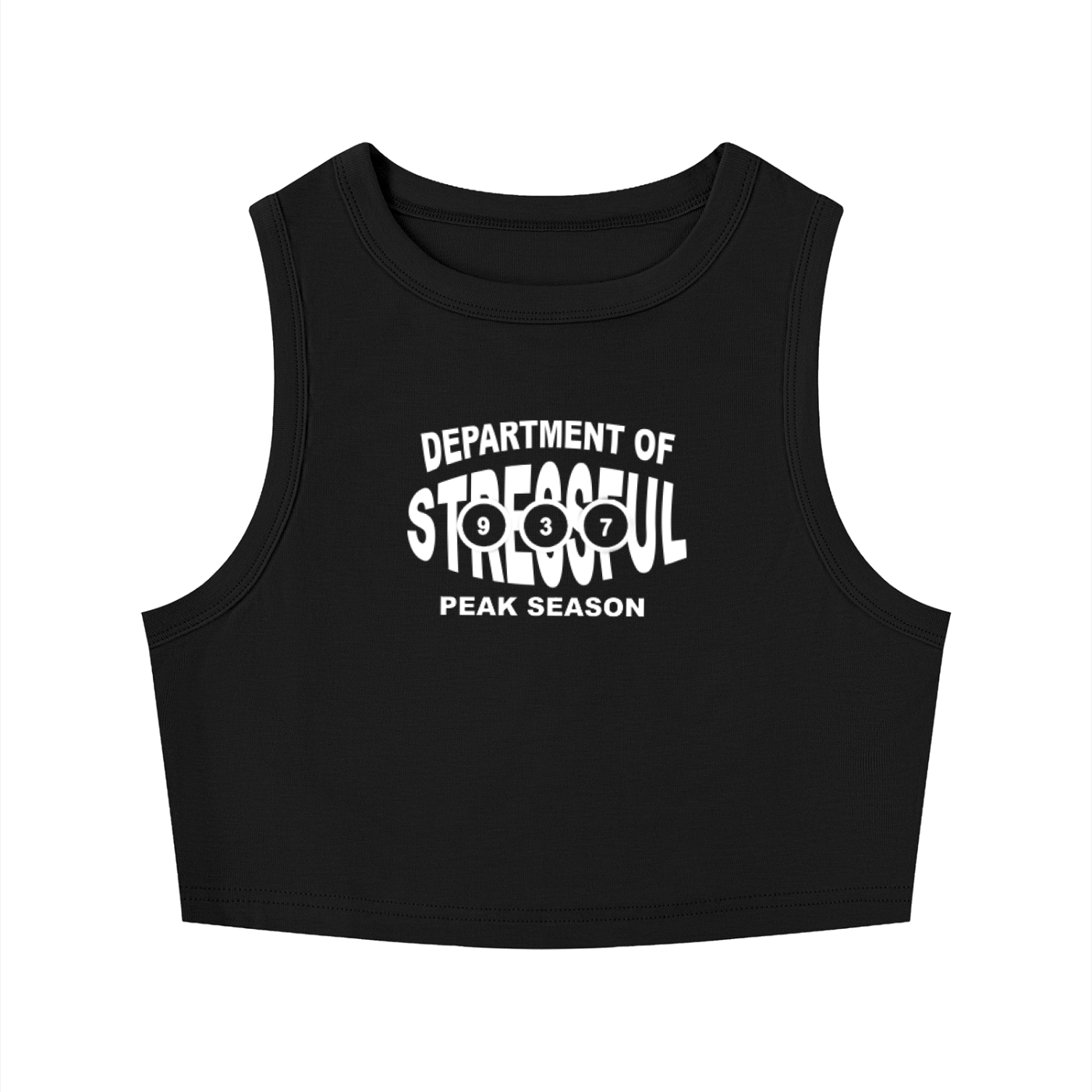 Women's Tight Crewneck Crop Tank Top