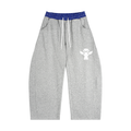 Plaid Waistband Barrel Sweatpants