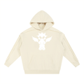 Contrast Tape Raw Edge Double Layered Hoodie