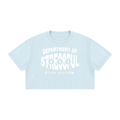 Women's Mineral Wash Cotton Crop T-Shirt