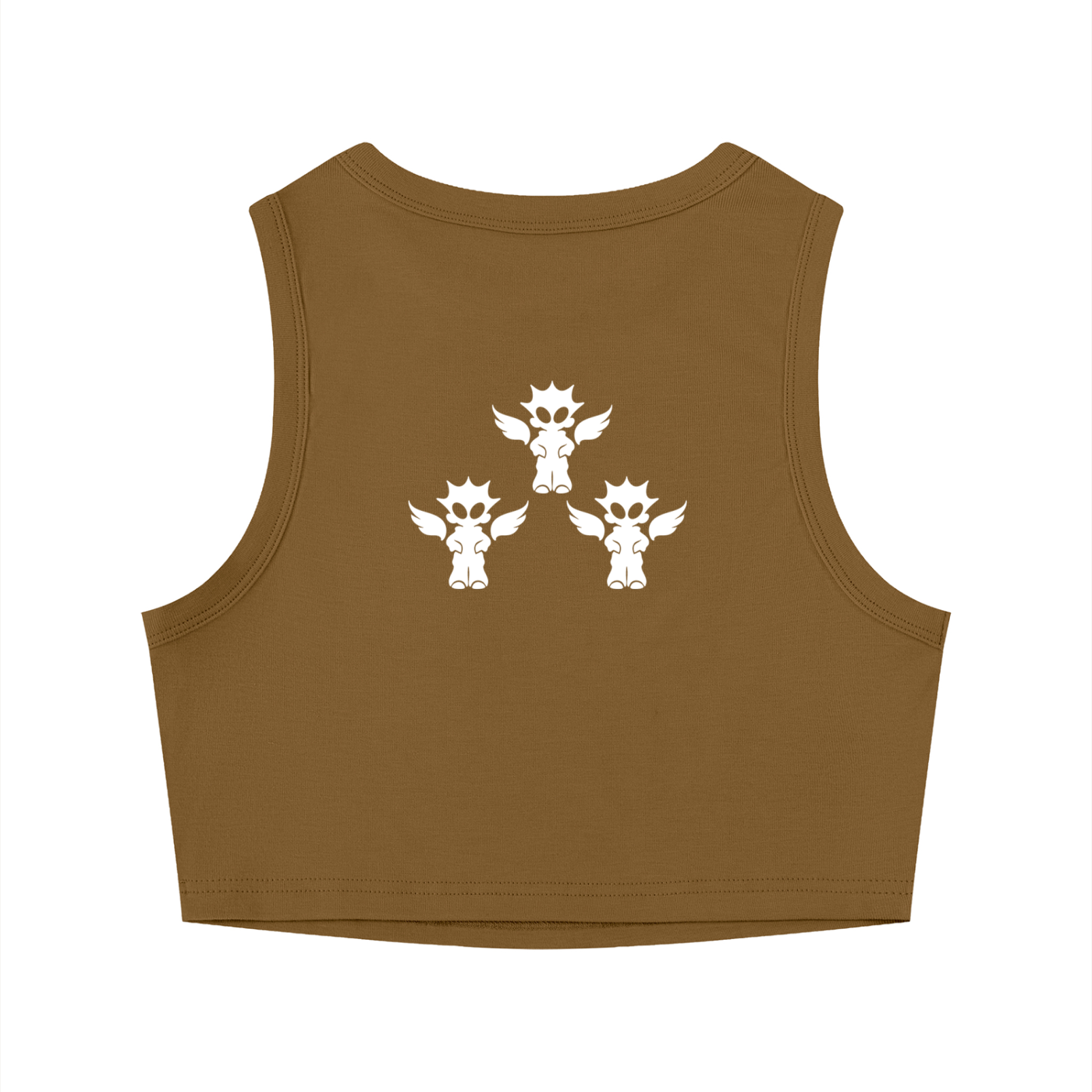 Women's Tight Crewneck Crop Tank Top