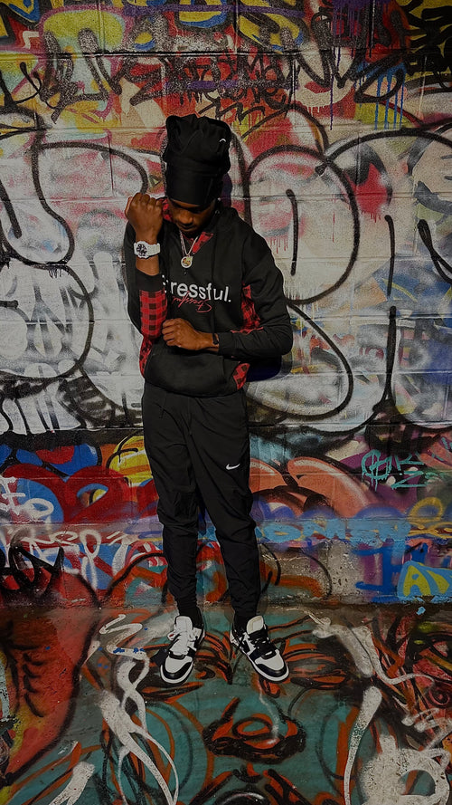 Stressful. Checkers Hoodie