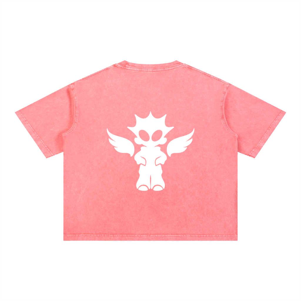 Mineral Wash Boxy Cotton T-Shirt