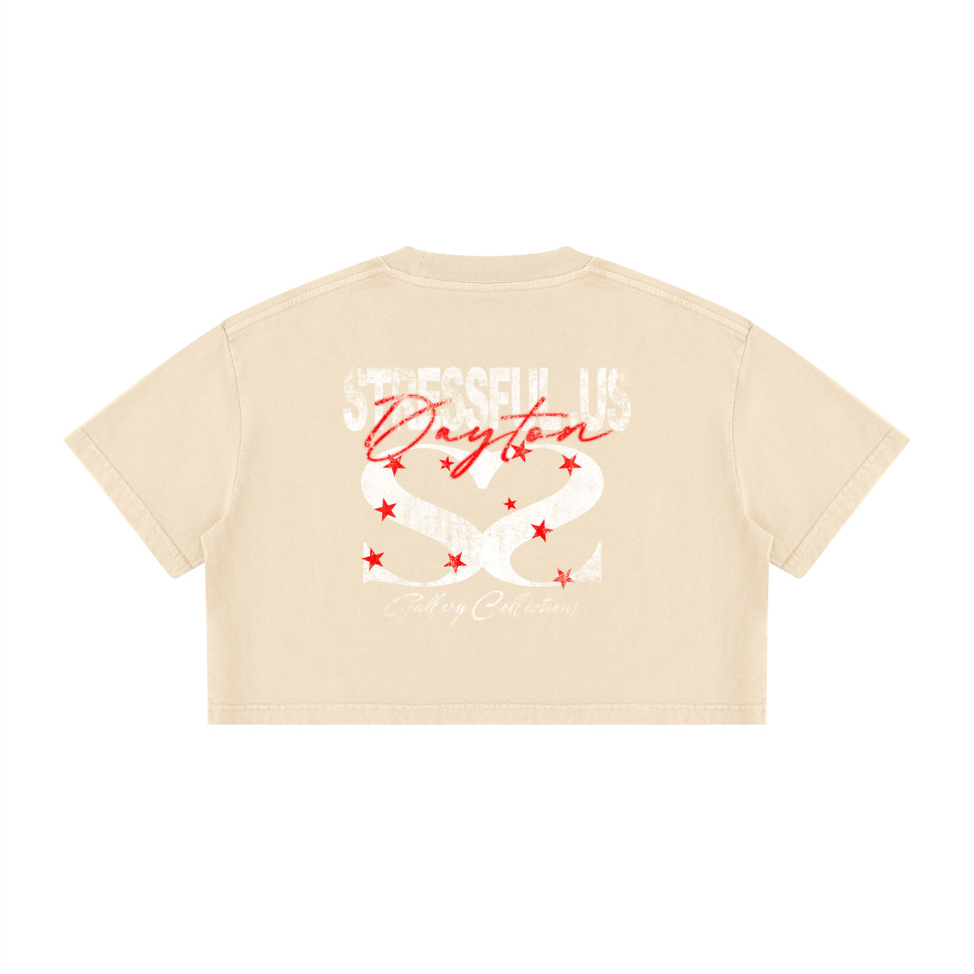 Women's Mineral Wash Cotton Crop T-Shirt