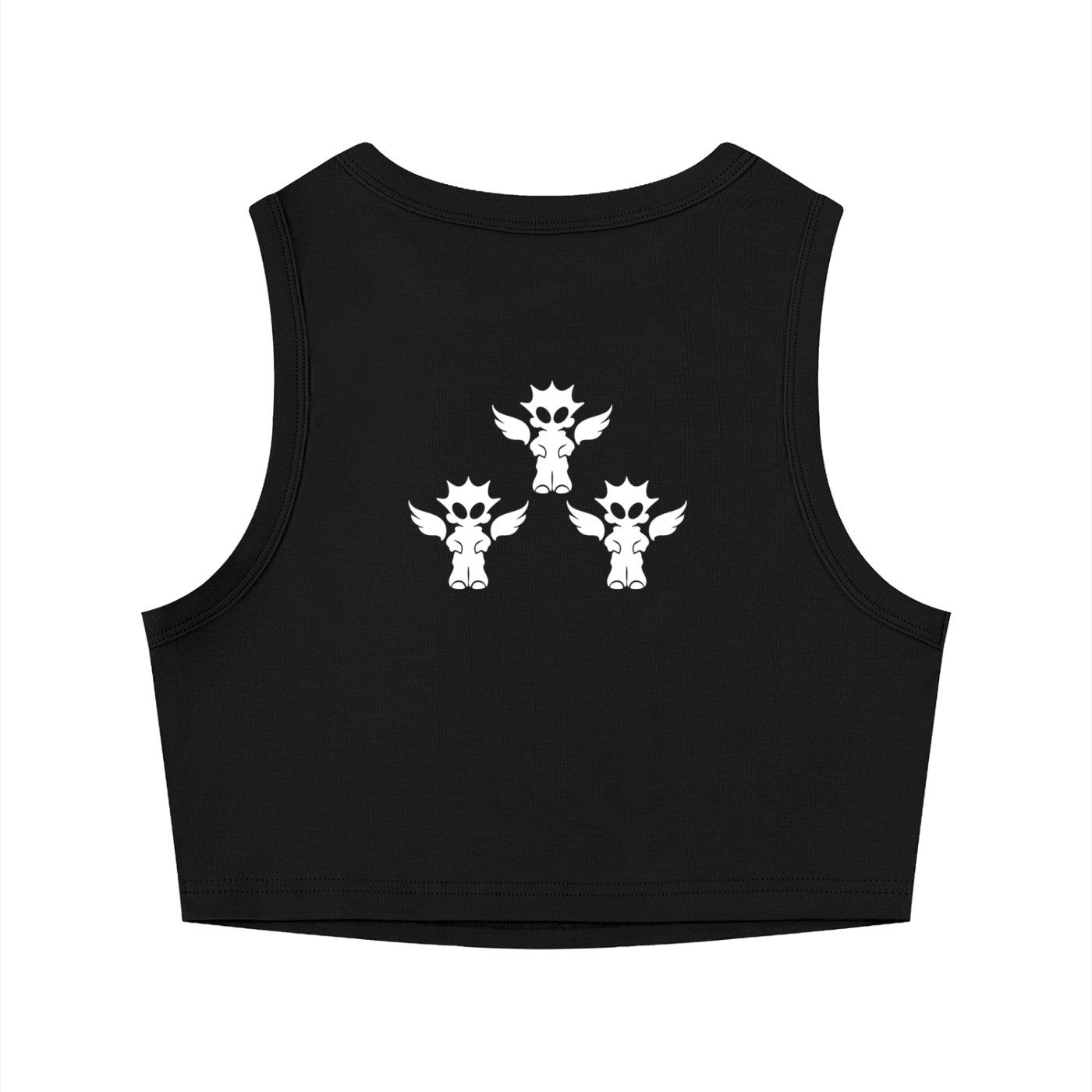 Women's Tight Crewneck Crop Tank Top