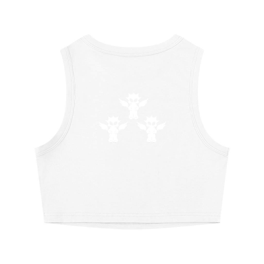 Women's Tight Crewneck Crop Tank Top
