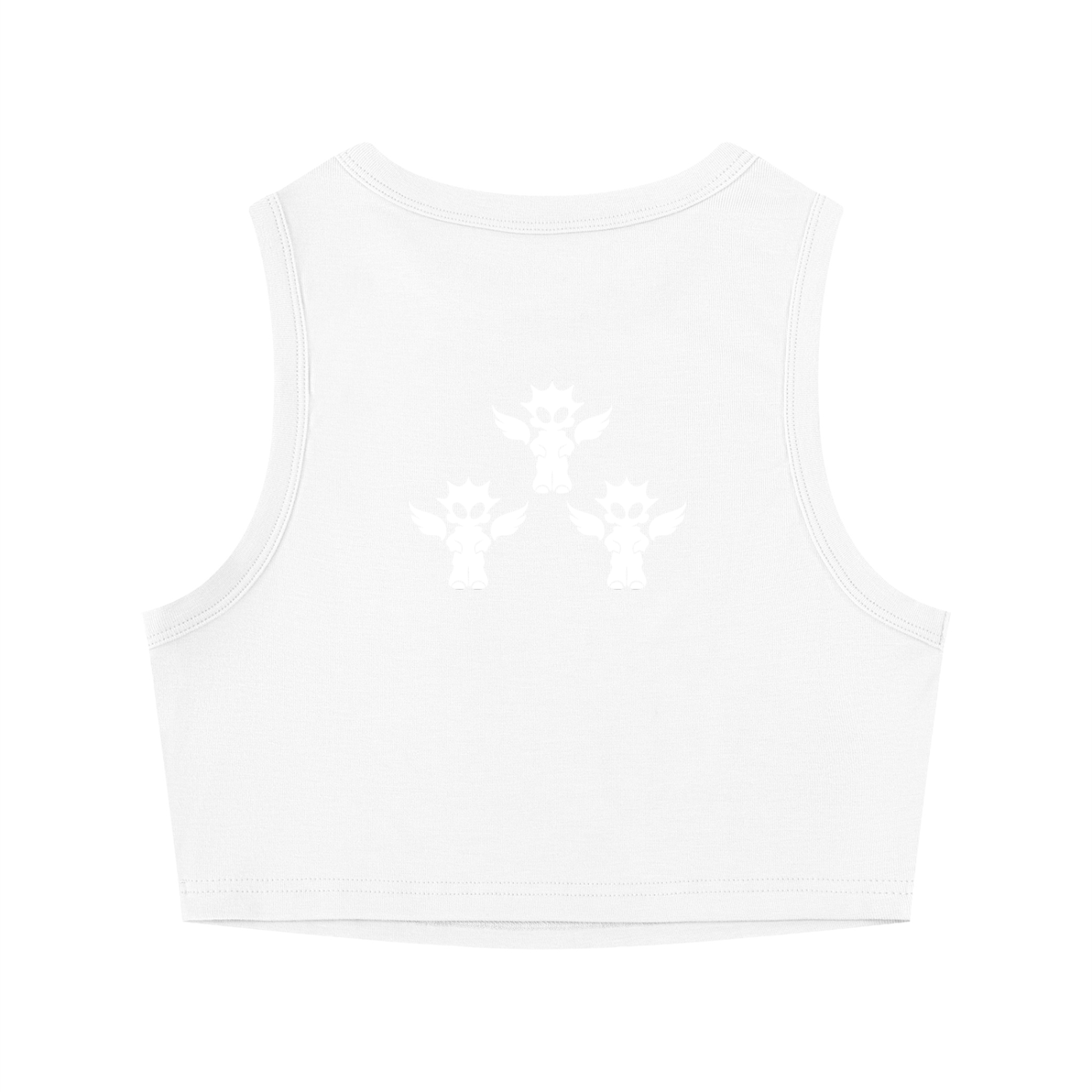 Women's Tight Crewneck Crop Tank Top