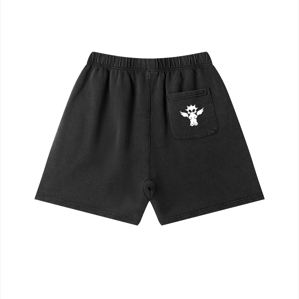 Unisex Vintage Wash Cotton Shorts