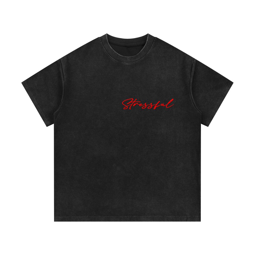 Mineral Wash Waffle Knit T-Shirt