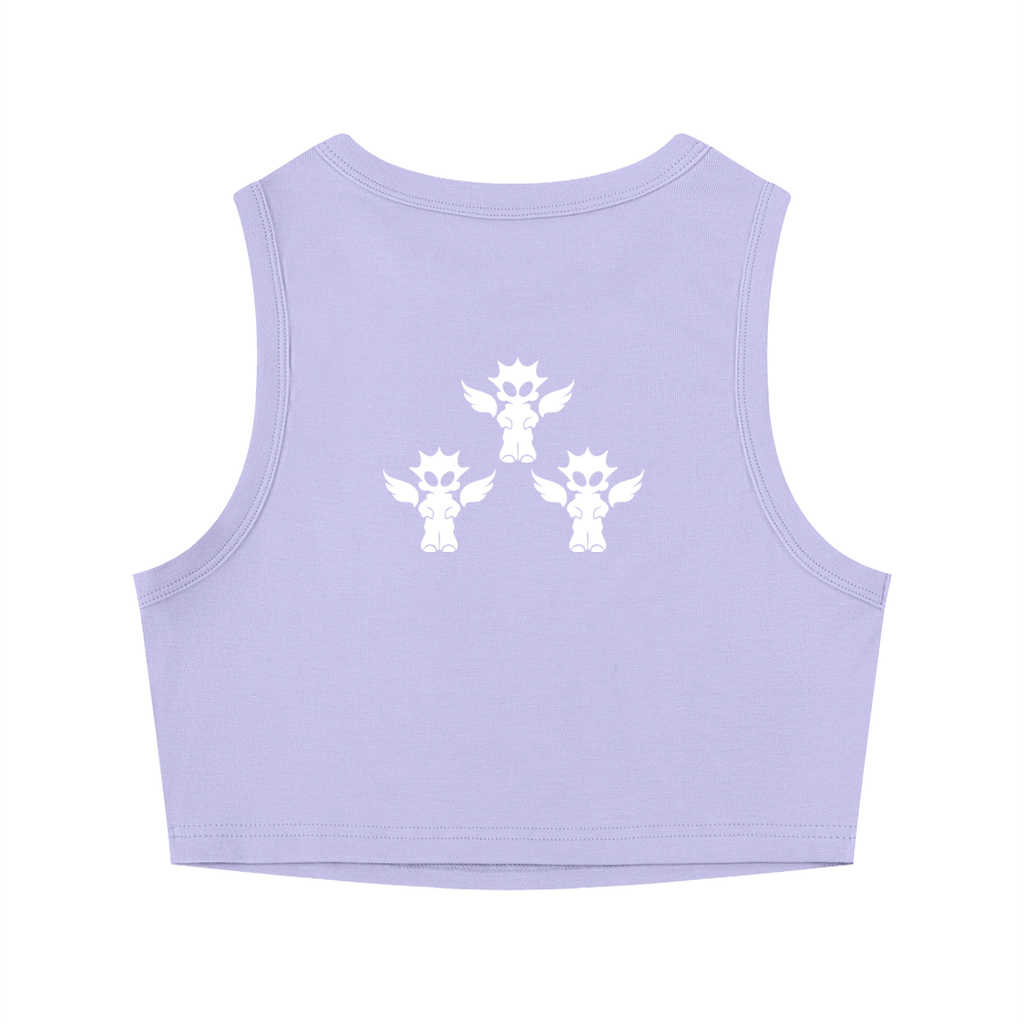 Women's Tight Crewneck Crop Tank Top