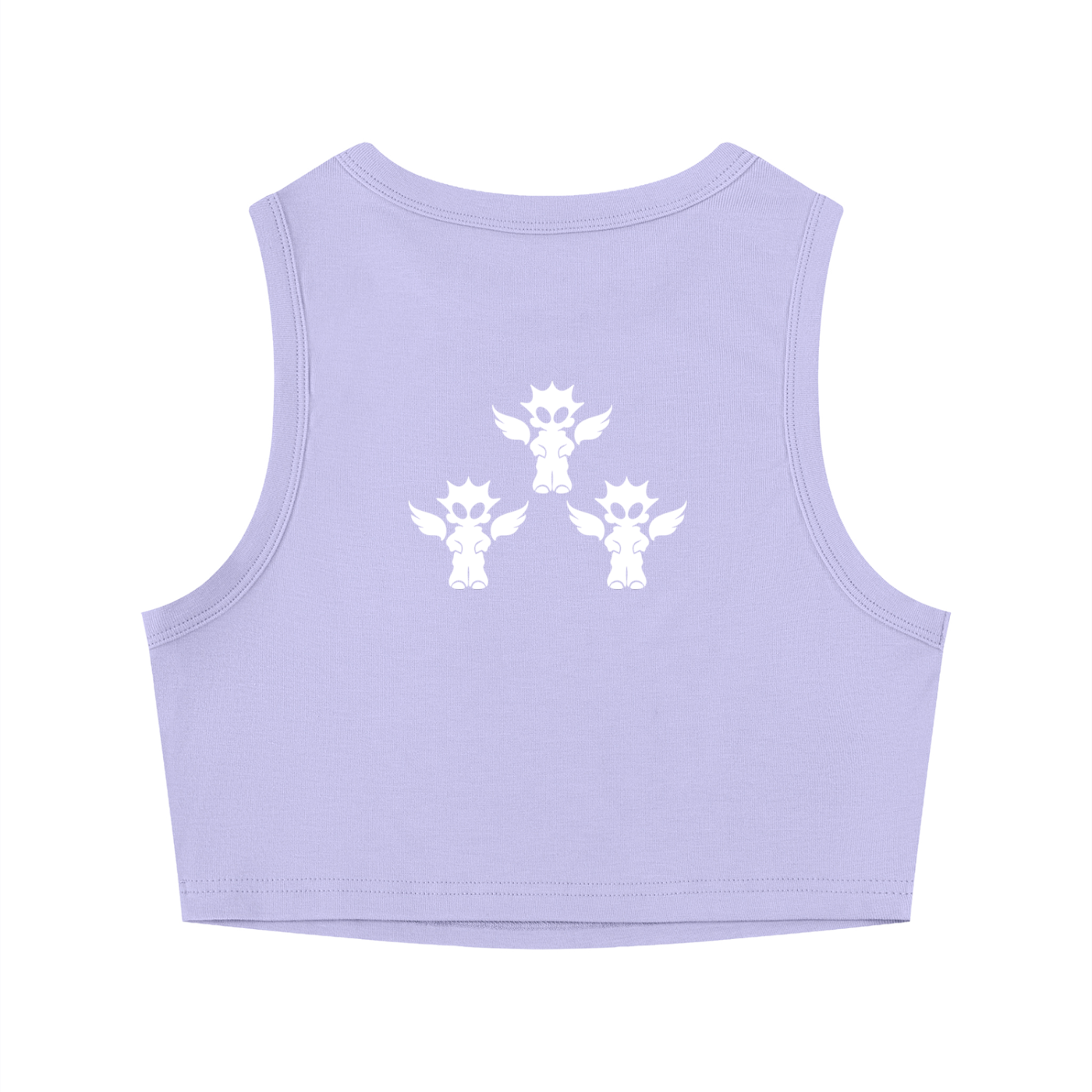 Women's Tight Crewneck Crop Tank Top