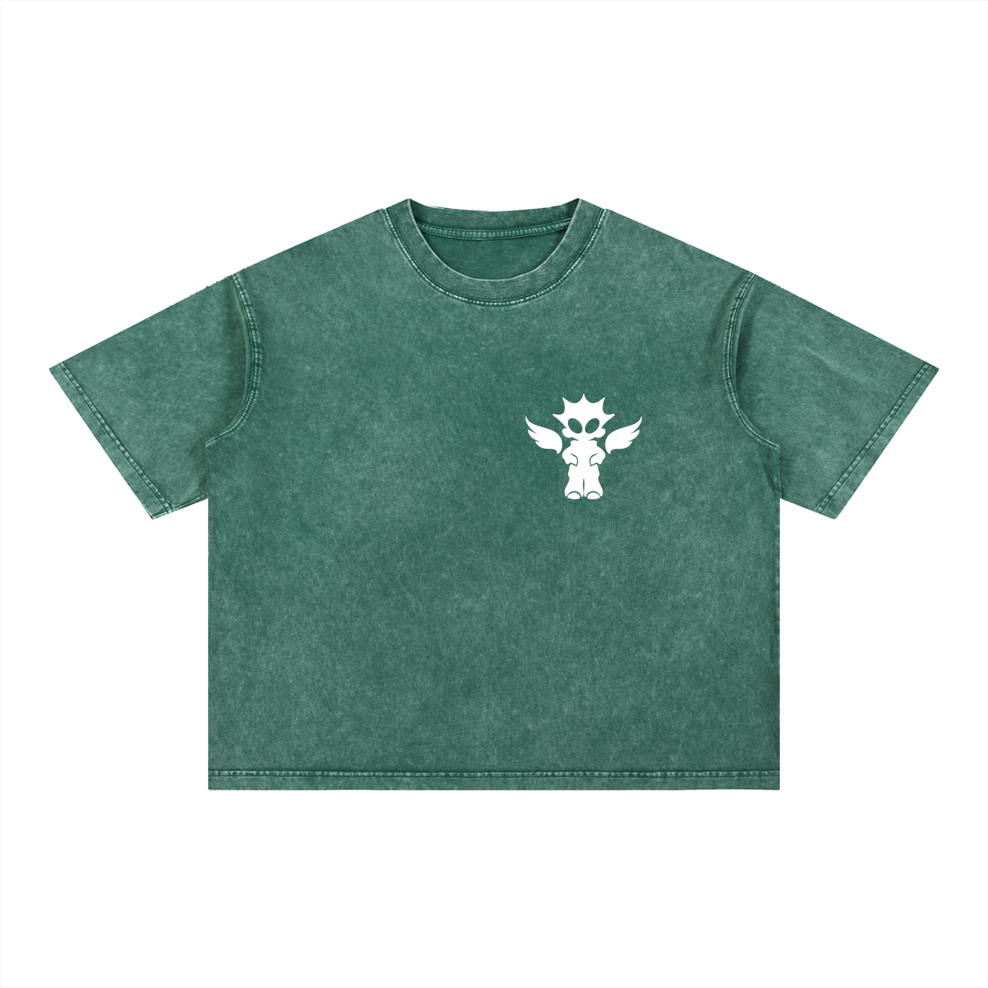 Mineral Wash Boxy Cotton T-Shirt