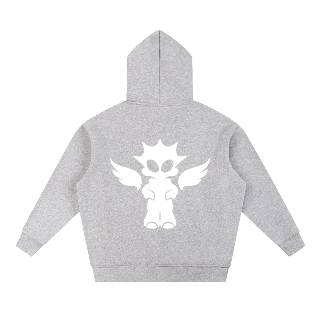 Sun Fade Contrast Tape Fleece Hoodie